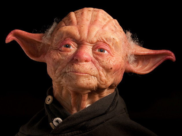 Escultura realista maestro Yoda 