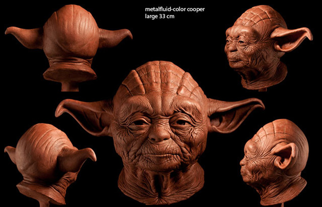 Escultura realista maestro Yoda 