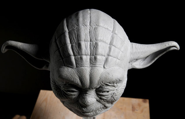 Escultura realista maestro Yoda 