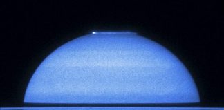 Auroras polares de Saturno