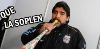 Maradona les deja un mensaje a los alemanes antes del partido