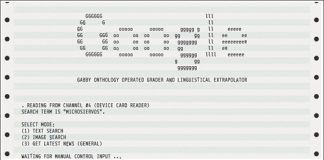 Mira como hubiera sido buscar en Google en los años 60