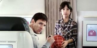La publicidad de Messi y Kobe Bryant donde compiten por un autógrafo