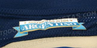 Se filtró la camiseta suplente de Argentina para el Mundial 2014