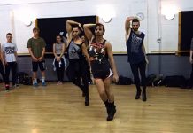 Hombres bailan con tacos altos canciones de Beyoncé y la rompen